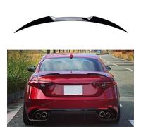 LohxA Spoiler Posteriore per Auto per Alfa Romeo Giulia 2015-2024,Spoiler Ali di Coda del Bagagliaio in ABS,Nero Lucido,Glossy Black