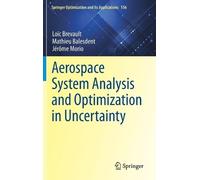 Loïc Brevault Mathieu B Aerospace System Analysis and Optimi (Copertina rigida)