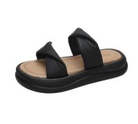 LOIJMK Abbigliamento estivo da uomo, semplice, da spiaggia, tinta unita, casual, pantaloncini da basket, pantaloncini da diabetico, scarpe da donna largamente, Nero , 38 EU