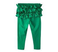 LOIJMK Autumn and Winter Europe and The States Girls Pants Solid Color Leggings Lace Pants Girls Thermal Leggings, Ag., 0-6 Monate