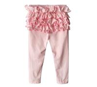 LOIJMK Autumn and Winter Europe and The States Girls Pants Solid Color Leggings Lace Pants Girls Thermal Leggings, Colore: rosa., 4-5 Jahre