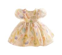 LOIJMK Bambina Ragazza Paillettes Pagliaccetto Abito Fiocco Manica Flutter Abiti Compleanno Nero, gold, 18-24 Monate