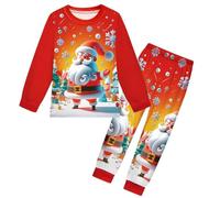 LOIJMK Children's Cosplay Christmas Costume Girls' Long Sleeved Pants Suit Baby Girl Abbigliamento 68, Colore: rosso, 1-2 Jahre