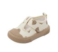 LOIJMK Children's Toddler Shoes Anti Slip Light Comfortable Shoes Scarpe da danza per bambini e ragazze, beige., 24 EU