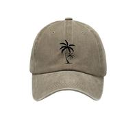 LOIJMK Distressed Baseball Cap Dad Hats for Men Women Washed Cotton Trucker Hat Adjustable Profile Caps Flat Cap Nero, cachi, Taglia unica