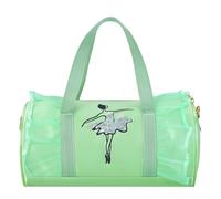 LOIJMK Graziosa borsa da ballo per tutu, borsa da ballo, personalizzata per ragazze, borsa da viaggio ballerina, pantaloni da jogging da uomo con tasche, verde, taglia unica