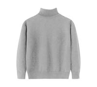 LOIJMK Toddler Christmas Sweater Boy Girl Funny Kids Felpa Calda Girocollo Inverno Clothes Cardigan 92, grigio., 9-10 Jahre