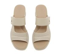 LOIJMK Women Shoes Adult Female Long Slipper Socks For Women Women Women Summer Solid Color Slip On Casual Toe Flat Soft Slipper Socks For Women Indoor Schuhe Blockabsatz Damen Breite, beige., 39 EU