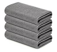 Loiluliy Panno Magico, 4 Pezzi Panni Microfibra Auto Senza Traccia Pezze Per Pulire Riutilizzabile Stracci Microfibra Adatto Per Finestrini, Cucine, Bagni, Auto 30X40CM