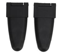 Loinutdbv Cerniera in vetro per portellone posteriore 103528, set cerniera per finestrino posteriore sinistro/destro in lega di alluminio, sostituzione per tappo camion LEER 100XL 100LE,