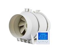LOIRIIC Ventilatore di scarico rotondo, 6 in 3 marce, IP44, 30 m²/322,9 ft², funzionamento silenzioso, diverse modalità di controllo, adatto per bagni, cucine, fabbriche
