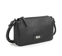 Lois - Borsa a tracolla donna elegante, versatile design pratico per tutti i giorni, ideale come borsa a tracolla donna moderna e funzionale, Nero, Talla única