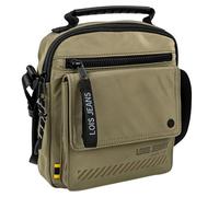 Lois - Borsa A Tracolla Uomo In Pelle Compatta - Design Elegante E Funzionale Per Ogni Giorno - Borsello Uomo Tracolla Pelle Con Tasche Multiple - Tracolla Uomo Piccola Da Viaggio E Lavoro, Cachi