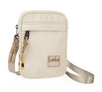 Lois - Borsa A Tracolla Uomo In Pelle Compatta - Design Elegante E Funzionale Per Ogni Giorno - Borsello Uomo Tracolla Pelle Con Tasche Multiple - Tracolla Uomo Piccola Da Viaggio E Lavoro, Beige