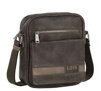Lois - Borsa Uomo - Borsa a Tracolla Uomo. Borsello Uomo Tracolla - Marsupio Uomo Tracolla in Avere - Borsa Tracolla Uomo con Cinturino Regolabile, Marrone