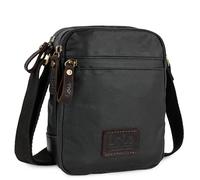 Lois - Borsa da spalla per uomo. 2 Scomparti principali con cerniera. Cinghia regolabile. Tasche con cerniera. Leggero, confortevole ed elegante. Design classico 307820, Colore Nero