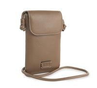 Lois - Borsa Porta Cellulare Tracolla con Cinturino Regolabile- Tracolla Porta Cellulare Donna Piccola - Porta Cellulare Tracolla Donna Perfetto per Luso Quotidiano, Tortora