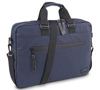 Lois - Borsa Porta pc Donna e Uomo - Borsa PC 15.6 Pollici con Tracolla e Rimovibile Regolabile - Alta Qualità e Elegante Porta PC 15.6 Pollici - Porta Computer con Scomparto Multiplo, Marca di L, Blu