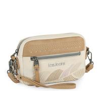 Lois - Borse da donna. Borsa a Tracolla Leggera. Pochette Donna Marchio Pochette Mare Donna con Multi-Scomparti - Pochette Spiaggia Manico da Polso - Pochette Mare, Beige