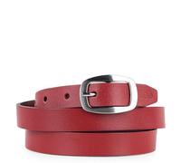 Lois - Cinture da donna Vera Pelle - Flessibile e Resistente Cintura Donna Pelle con Fibbia in metallo - Alta Qualità Elegante Cinture Donna per Lavoro, uso Quotidiano - Cintura Donna Sottile, Rosso