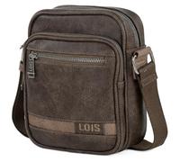 Lois Grant, Borsa Spalla Uomo, Marrone, L