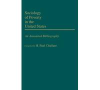 Lois M. Chalfant Sociology of Poverty in the United States (Copertina rigida)