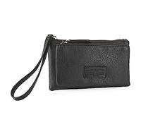 Lois - Pochette Donna versatile per eventi e spiaggia, Pochette Mare leggera e resistente, elegante Pochette Donna Nero da sera o uso quotidianod