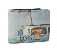 Lois - Portafoglio Ragazzo - Portafoglio Sportivo Ragazzo Marchio Portafoglio Uomo Slim con Scomparto per Carte - Portafoglio Bambino Piccolo RFID, Blu