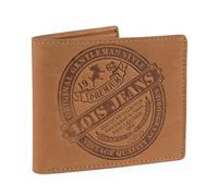 Lois - Portafoglio Uomo Pelle - Portafoglio e Portamonete - Portafoglio Uomo Slim con Scomparto per Carte - Portafogli Uomo Vera Pelle - Portafoglio Uomo Piccolo RFID, Marrone