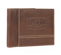 Lois - Portafoglio Uomo Pelle - Portafoglio e Portamonete - Portafoglio Uomo Slim con Scomparto per Carte - Portafogli Uomo Vera Pelle - Portafoglio Uomo Piccolo RFID, Marrone