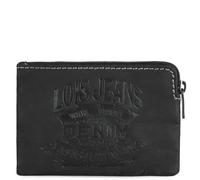 Lois - Portamonete Uomo Piccolo, Tascabile, Porta Spiccioli Uomo, Portaspiccioli Uomo, Borsellino Monete Uomo - Portachiavi Uomo, Portamonete Donna in Pelle Elegante, Nero