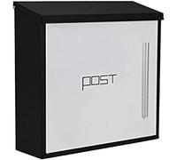 LoiYtrd Cassetta Postale a Gabbia, Cassetta Postale a Parete, Cassetta Postale in Acciaio Inossidabile for Esterni, Cassetta Postale Moderna e Creativa for Ville