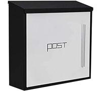 LoiYtrd Cassetta Postale a Gabbia, Cassetta Postale a Parete, Cassetta Postale in Acciaio Inossidabile for Esterni, Cassetta Postale Moderna e Creativa for Ville