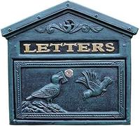 LoiYtrd Cassetta Postale a Gabbia for Posta Cassetta Postale a Parete Cassetta Postale retrò for Esterni Fattoria Cortile Giardino Lucchetto Cassetta Postale