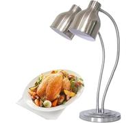LoiYtrd Lampada riscaldante for Buffet in Acciaio Inossidabile, Attrezzatura riscaldante Rotante for Mantenere Il Calore degli Alimenti(C)