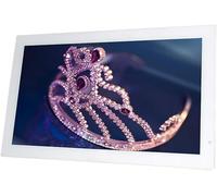 LoiYtrd Macchina pubblicitaria con Cornice Digitale, Schermo didattico elettronico, Presentazione Aziendale, discorso, Schermo Promozionale(White)