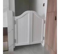 LoiYtrd Porta Battente for caffè Porte battenti Stile Saloon, Porte Bianche for caffè for dispensa Interna della casa, Porta Battente Doppia Occidentale(W115cmxH90cm)