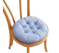 LOJAX Cuscini per sedie da pranzo Set di 8 cuscini rotondi per sedie da giardino Cuscini per sedili da giardino Cucina Balcone Soggiorno 36 x 36 x 5 cm Decorazione per interni ed esterni