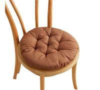 LOJAX Cuscini per sedie da pranzo Set di 8 cuscini rotondi per sedie da giardino Cuscini per sedili da giardino Cucina Balcone Soggiorno 36 x 36 x 5 cm Decorazione per interni ed esterni