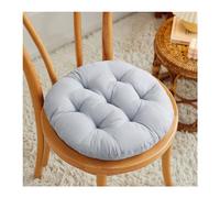 LOJAX Cuscini per sedie da pranzo Set di 8 cuscini rotondi per sedie da giardino Cuscini per sedili da giardino Cucina Balcone Soggiorno 36 x 36 x 5 cm Decorazione per interni ed esterni