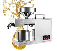 LoJax Pressa per Olio, Estrattore di Olio Intelligente a Freddo E Caldo, Pannello di Olio in Acciaio Inossidabile per Oltre 20 Semi E Noci, per Cucina Domestica Commerciale