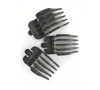 Lojtoyt Set di 3 guide per tagliacapelli nero, 32 mm/38 mm/51 mm, ricambio compatibile con tagliacapelli Wahl Balding