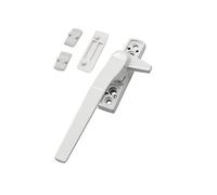 Lokatall - Maniglia di ricambio per finestra, universale, doppio UPVC, per finestra, in lega di alluminio, maniglia di sicurezza bianca (sinistra)