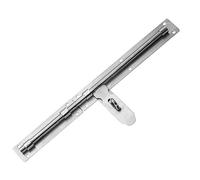 Lokatall Serratura per porta scorrevole, 40,6 cm, serratura scorrevole con chiusura a lucchetto, chiavistello per porta scorrevole, in acciaio inox massiccio, per la sicurezza di cancelli in legno,