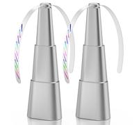 LOKAXXZU Grete Gotye 2 Pacchetti di cibi per tavoli, Ventilatore Alimentare Esterno Interno, Ventilatore a Batteria Portatile per casa, Ristorante, Festa, Patio da Picnic (Argento)