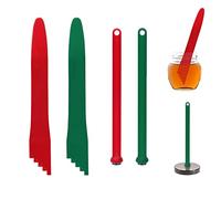 LOKAXXZU Kit di inscatolamento Catcan 4 PC: includono Sollevatore di Coperchio Magnetico e Bubble Popper Resistente al Calore casa Facile di consulenza (Red+Green)