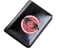 LOKAXXZU Portafoglio con cerniera tascabile vintage unica, borse corta in pelle di grande capacità, Simbolo vichingo Simbolo Amulet Porta della Carta Boy Boy Male No Novelty Gift, Black, Style 26