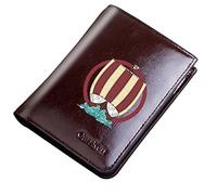LOKAXXZU Portafoglio con cerniera tascabile vintage unica, borse corta in pelle di grande capacità, Simbolo vichingo Simbolo Amulet Porta della Carta Boy Boy Male No Novelty Gift, Brown, Style 5