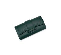 LOKAXXZU Portafoglio femminile Simple Portafoglio in pelle per donne Portafoglio a portafoglio Tannocroccio della borsa Long Clutch Borse per quotidiano (colore: verde)