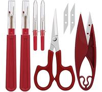 LOKAXXZU Strumento di Cucitura della Cucitura, rimodellamento del Punto e taglierina con Ripper 2big+2small Cucitura, sniri filettature da 1 Pacco, 1pack 5 u201dscisor